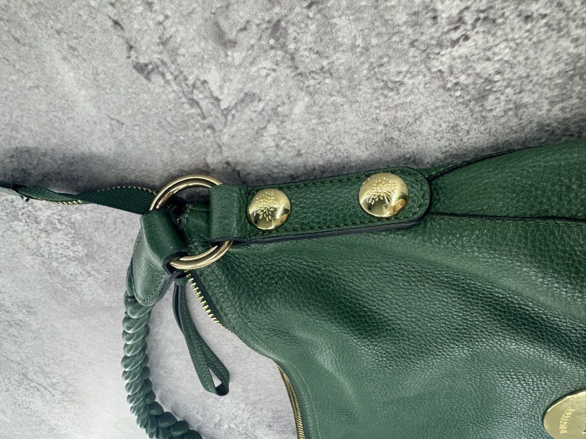 Mulberry Mulberry Daria Green Leather Hobo Bag Size ONE SIZE - 7 Thumbnail