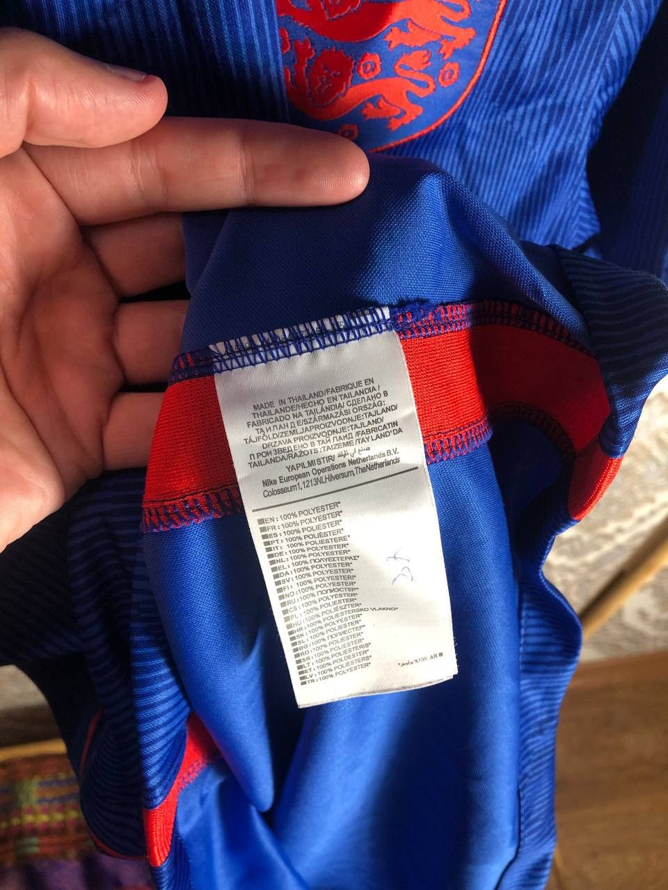 Nike × Vintage VERY RARE NIKE ENGLAND SOCCER JERSEY RETRO Y2K 90s BLOKECORE Size US L / EU 52-54 / 3 - 7 Thumbnail
