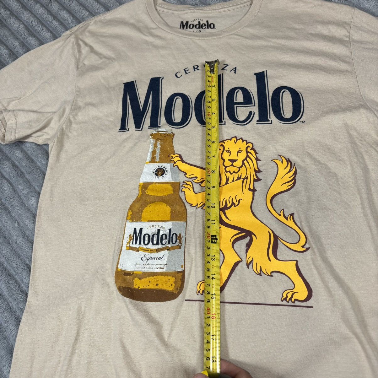 Other VINTAGE STYLE CERVEZA MODELO BEER T-shirt MENS Large Size US L / EU 52-54 / 3 - 9 Thumbnail