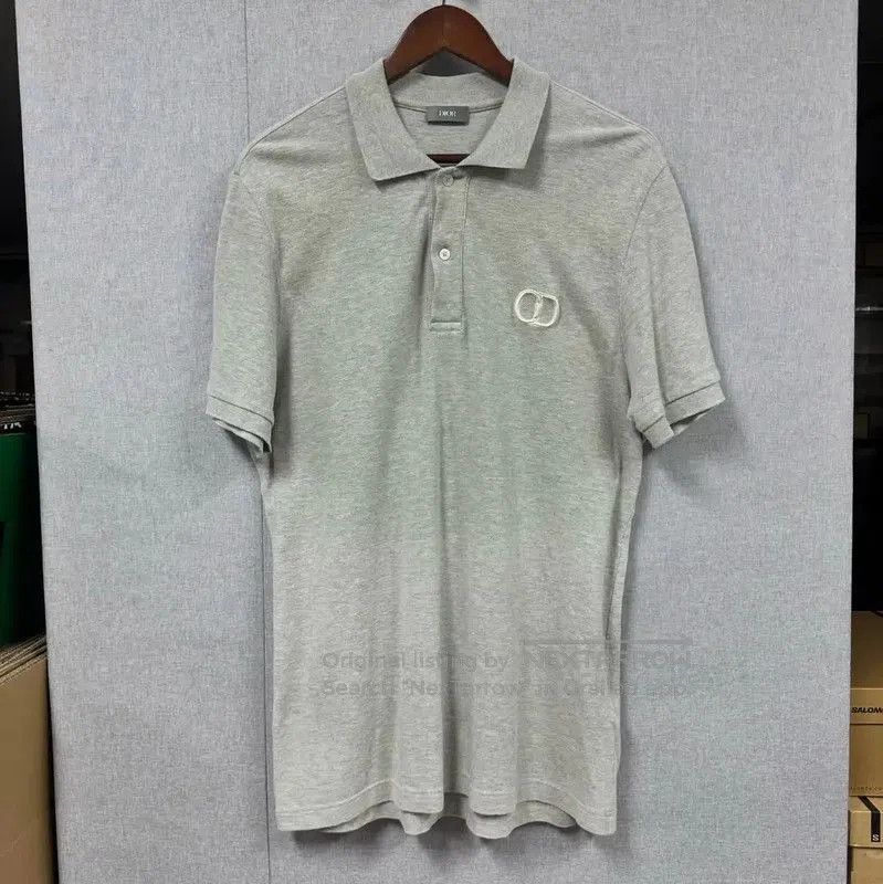 Dior Dior Gray Cotton Men's Polo Shirt . Size US XL / EU 56 / 4 - 1 Thumbnail