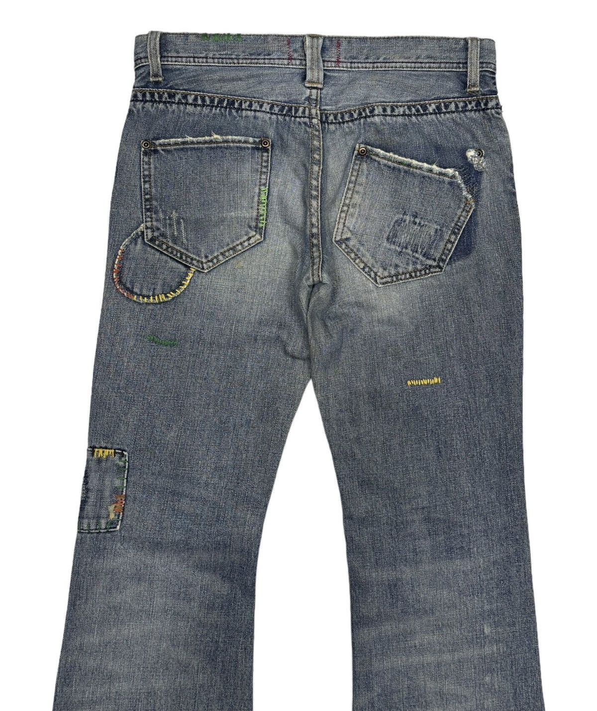 If Six Was Nine 🔥[A:R] PATCHWORK FLARE JEANS IF SIX WAS NINE DENIM STYLE Size US 29 - 6 Thumbnail