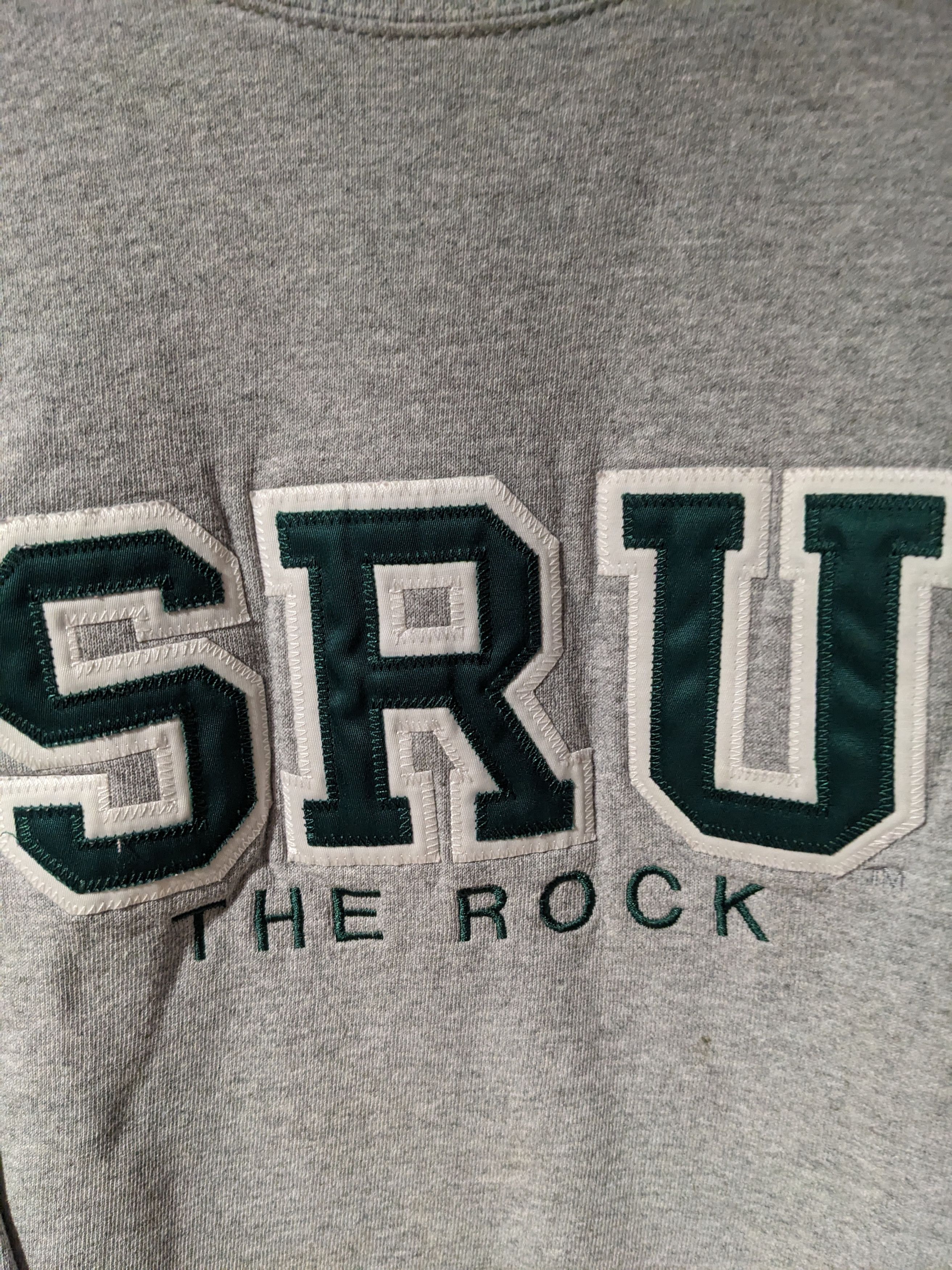 Vintage 90s Slippery Rock University Patch Sweatshirt