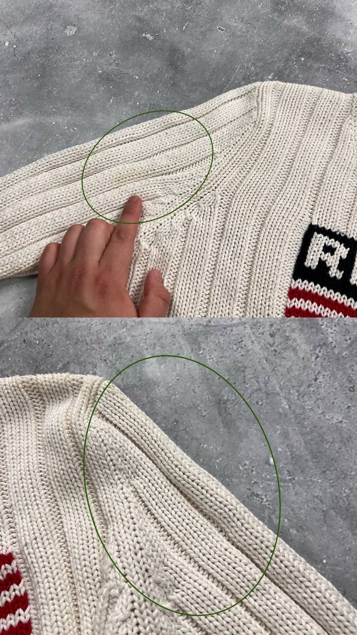 Ralph Lauren Vintage 2000s Polo Jeans Co. Ralph Lauren USA Flag Sweater Size L / US 10 / IT 46 - 22 Thumbnail