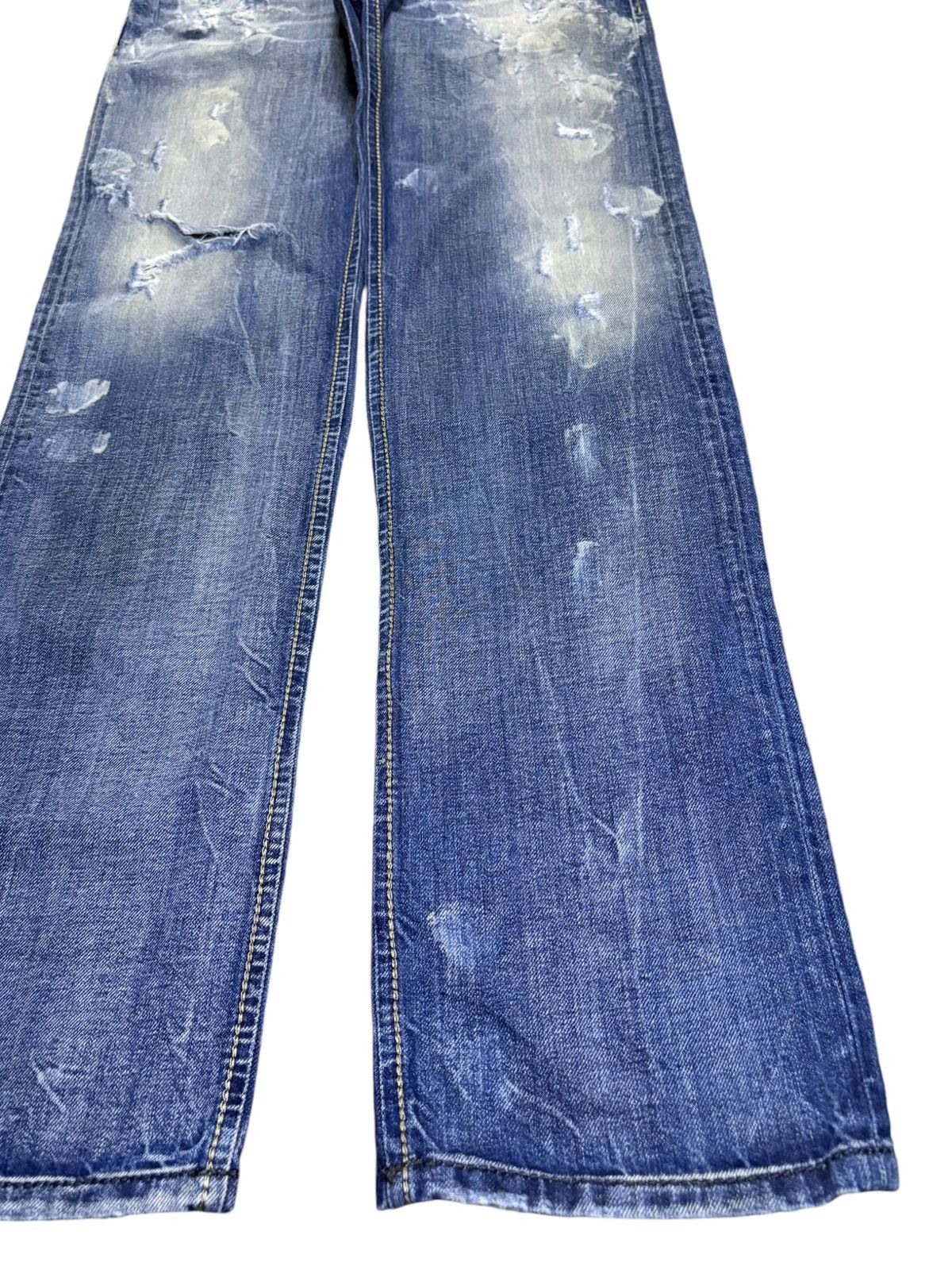 Diesel × Diesel Black Gold Vintage Italy Diesel Blue Eyecons 2013/2 Edition Jeans Size US 33 - 7 Thumbnail