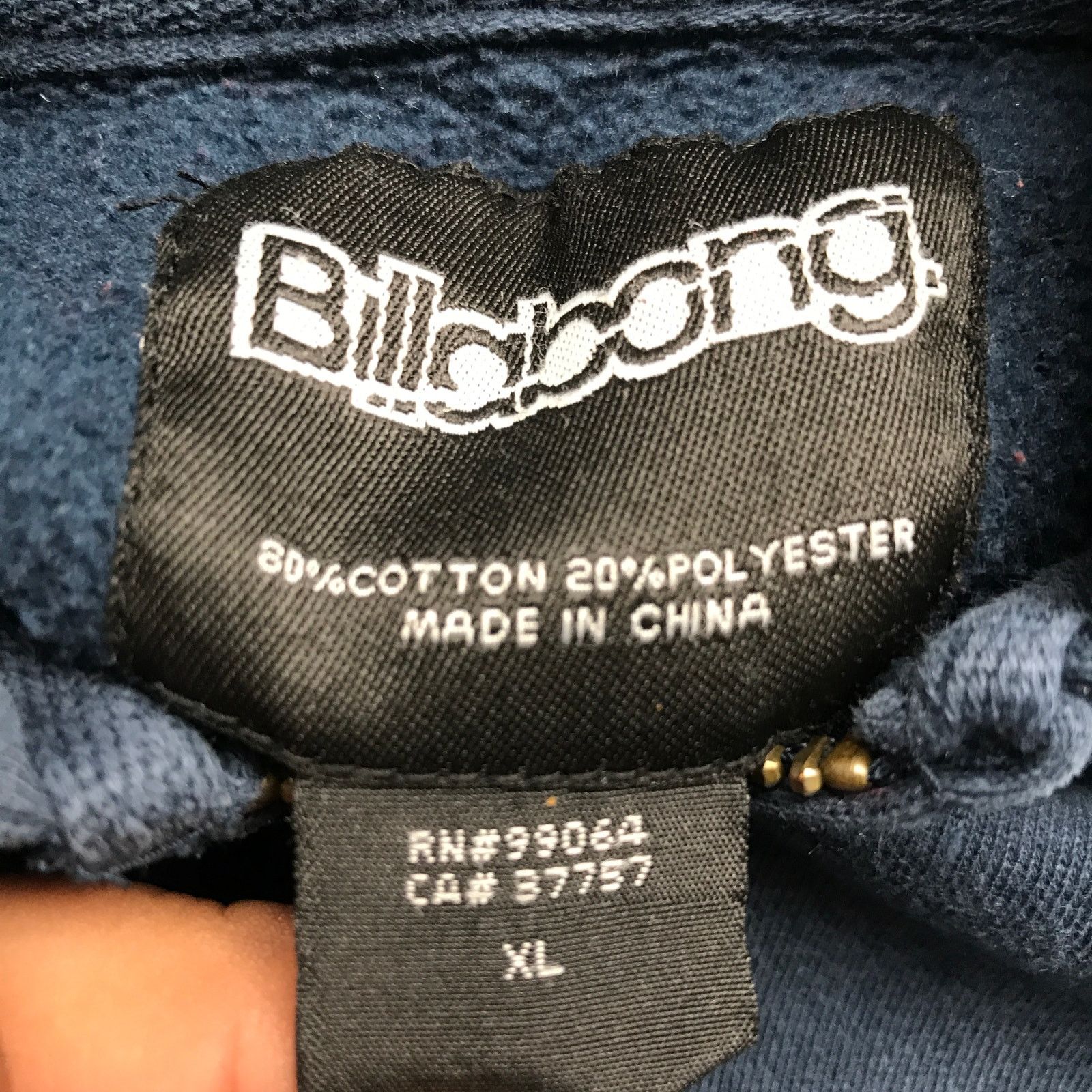 Billabong Vintage Y2K Billabong Full Zip Hoodie Jacket Womens XL Size XL / US 12-14 / IT 48-50 - 3 Thumbnail