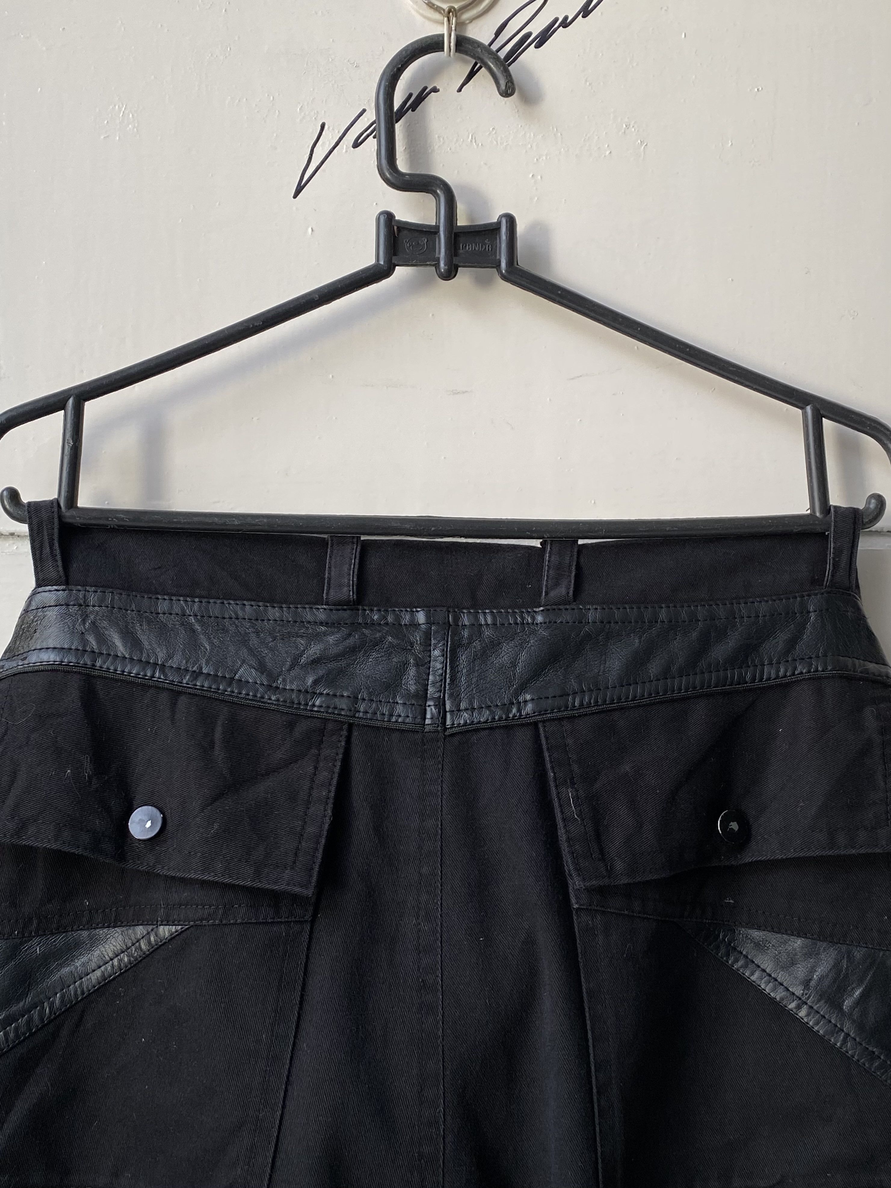 If Six Was Nine DIFFERENT Zipper Leather Bondage Pants Size US 28 / EU 44 - 6 Thumbnail