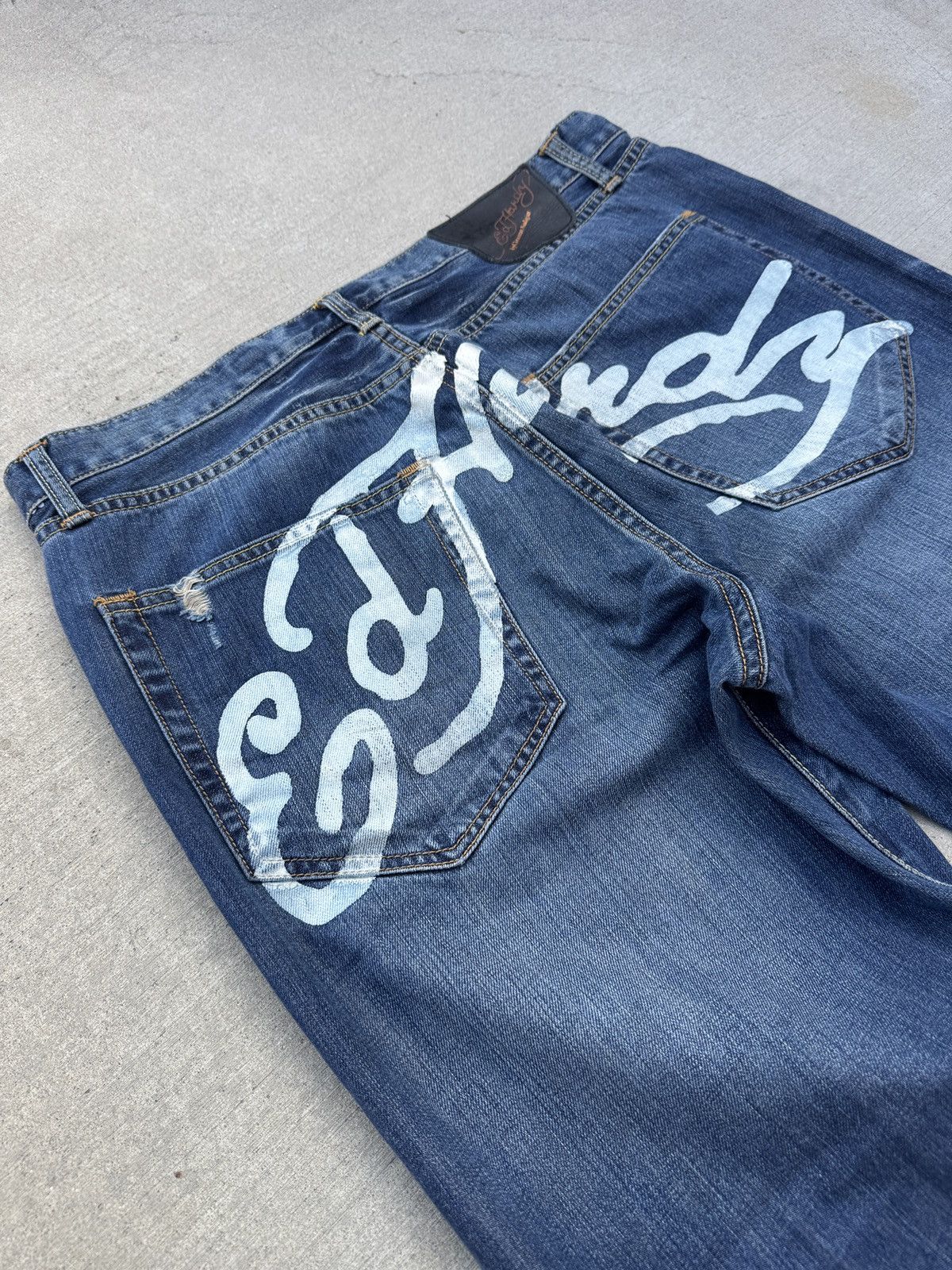 Ed Hardy Ed hardy painted jeans Size US 36 / EU 52 - 1 Thumbnail