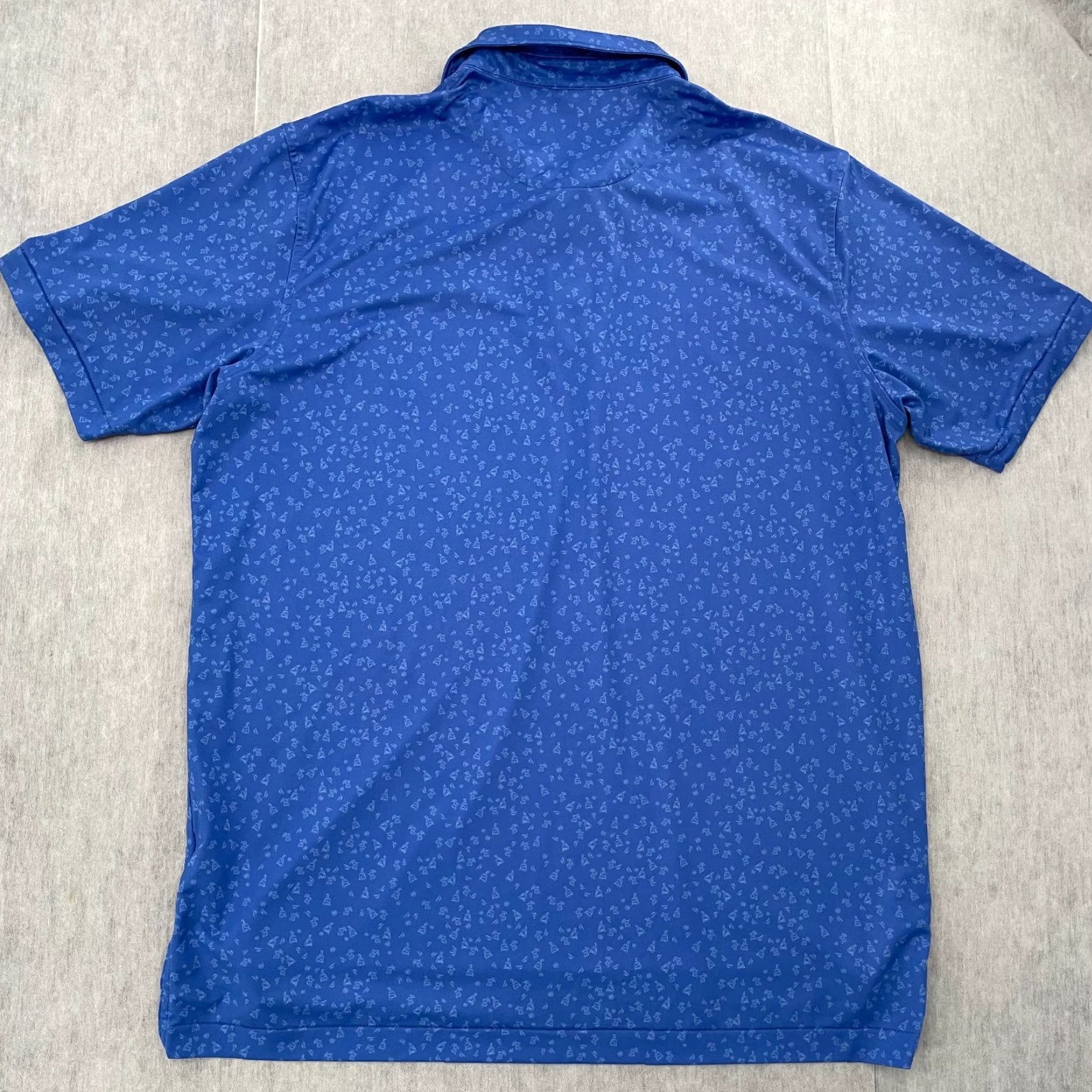 Peter Millar Peter Millar Shirt Polo Blue Print Drinks L Mens Adult Large Summer Golf Size US L / EU 52-54 / 3 - 2 Thumbnail