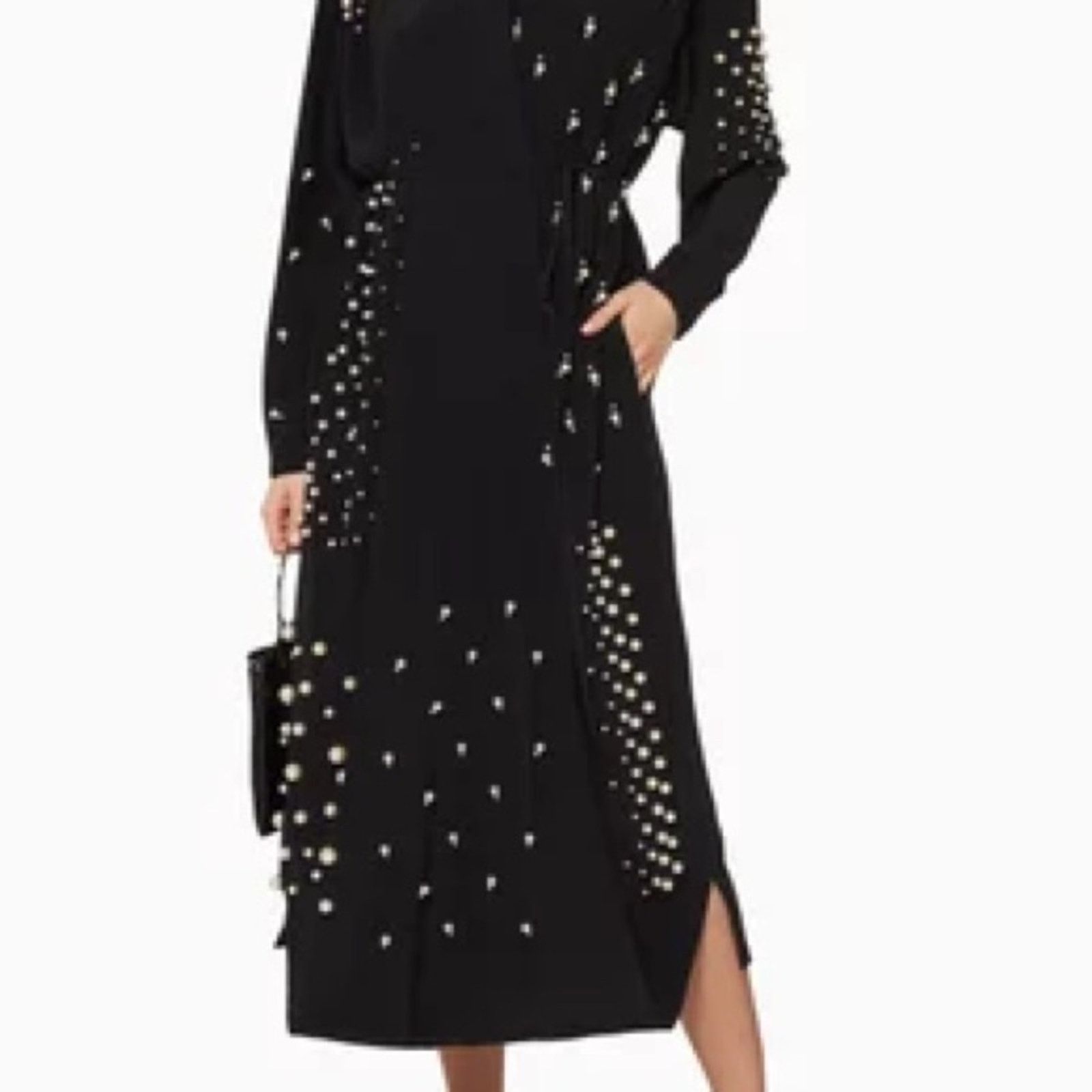 Stella McCartney Stella Maccartney women silk dress with pearls 42 IT or 6US Size M / US 6-8 / IT 42-44 - 3 Thumbnail
