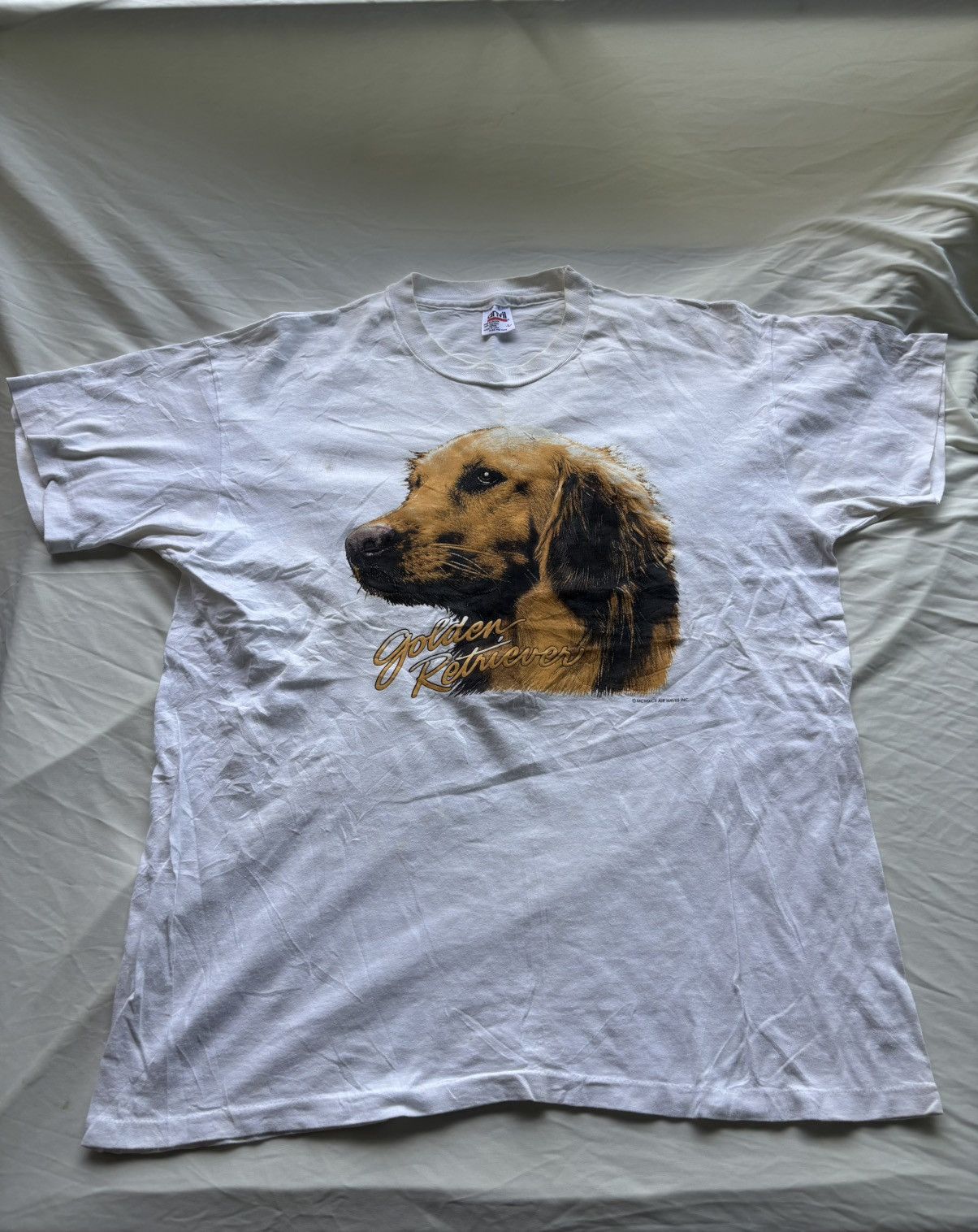 Vintage Vintage Golden Retriever Tshirt Size US L / EU 52-54 / 3 - 1 Thumbnail