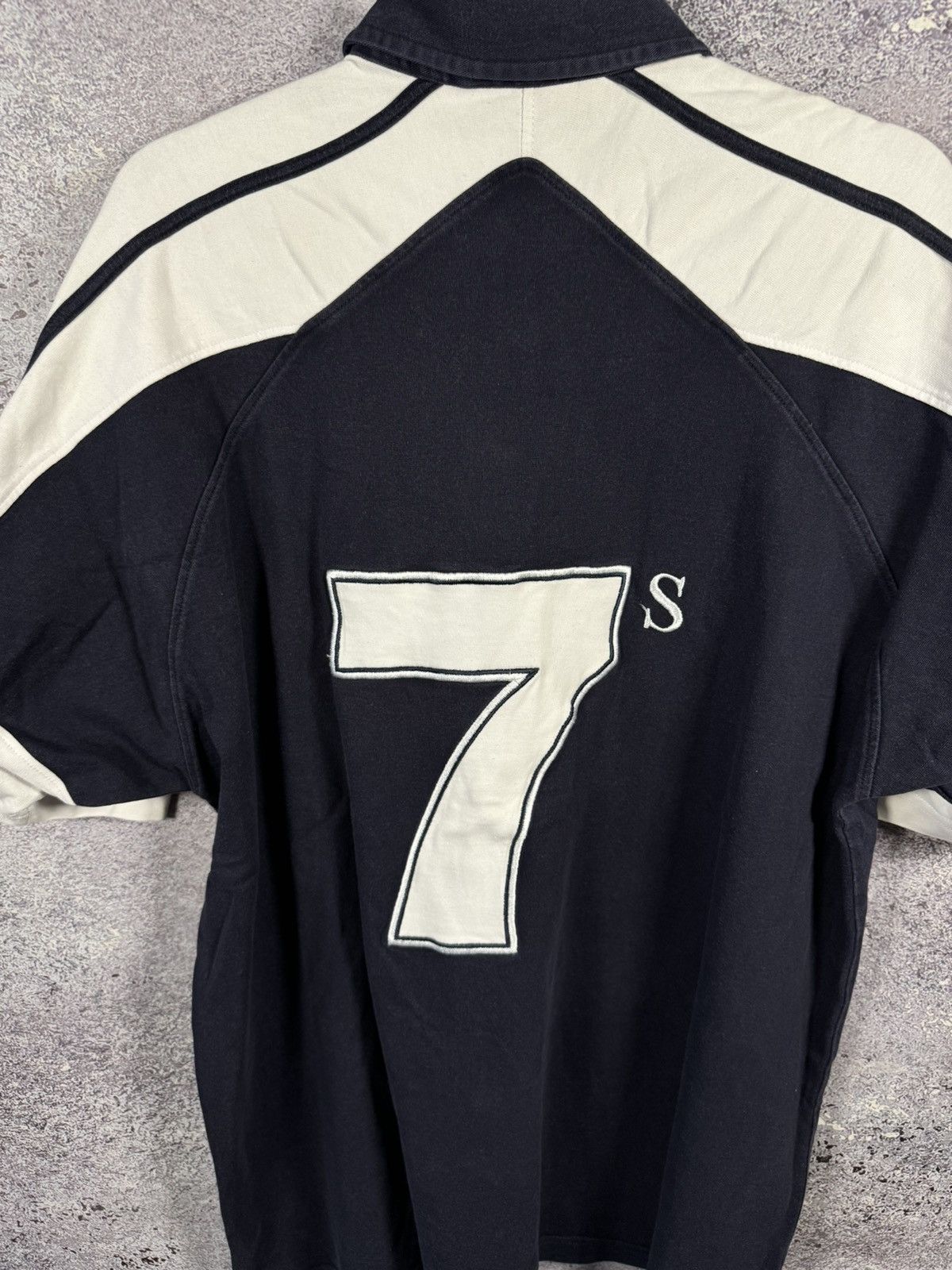 Vintage Matchworn Vintage Scotland Dubai Rugby #7 Jersey Large Size US L / EU 52-54 / 3 - 11 Thumbnail
