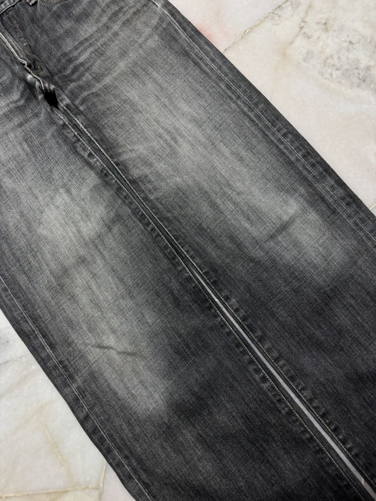 Uniqlo 💥THRASHED💥90's UNIQLO EASY FIT STRAIGHT NICE FADING DISTRESS Size US 31 - 7 Thumbnail