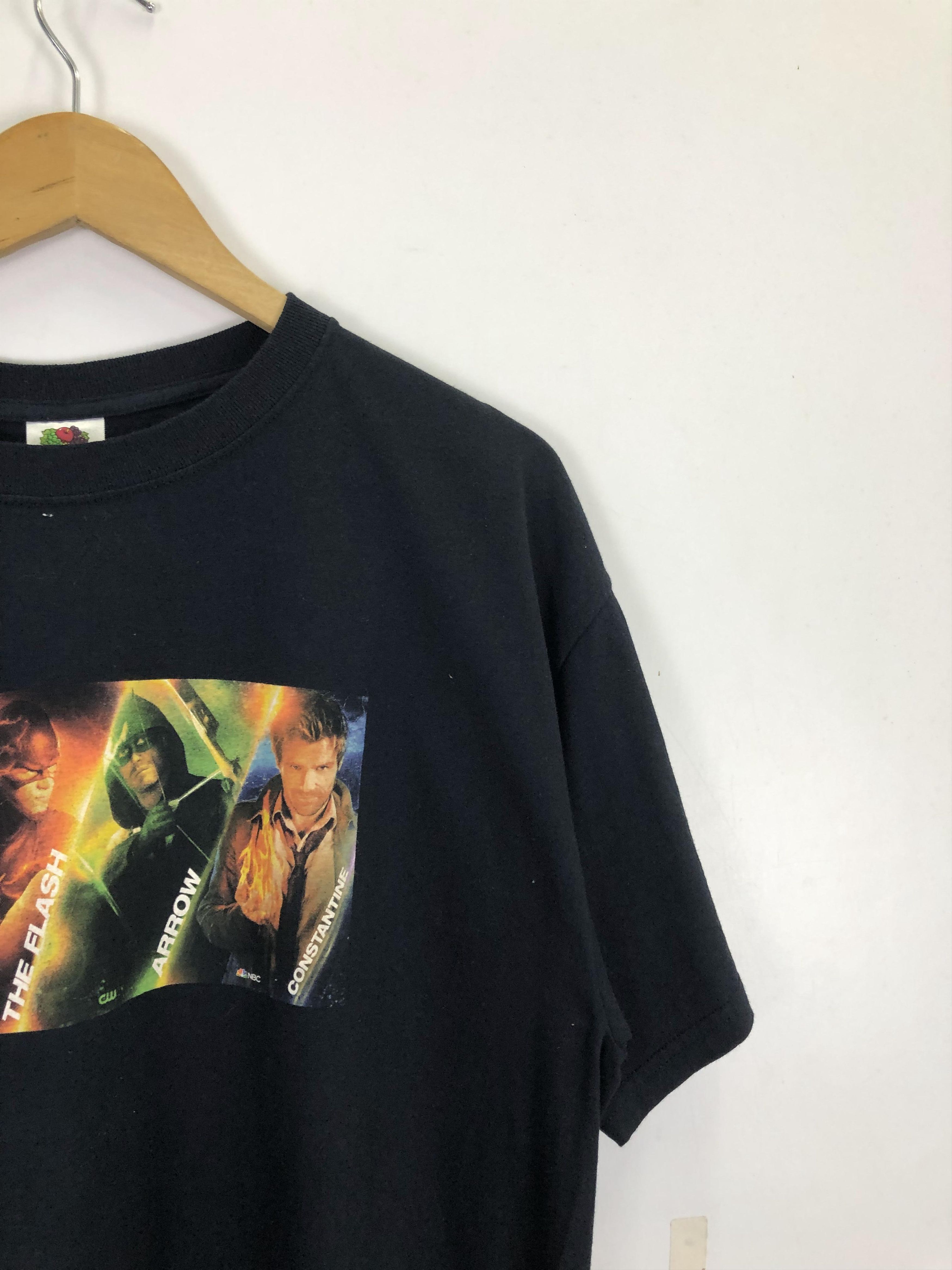 DC Comics × Vintage × Warner Bros Vintage Warner Bros DC Entertainment Superhero Tee TA0361 Size US XL / EU 56 / 4 - 11 Thumbnail