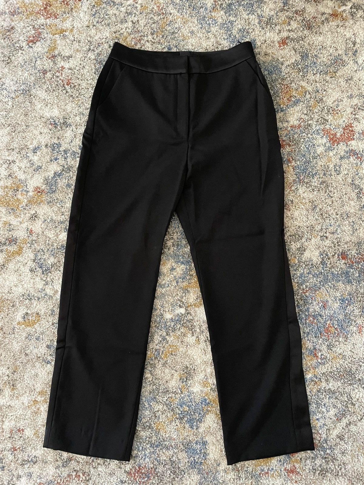 Balmain $980 New Balmain Straight-Leg Pants Size 26" / US 2 / IT 38 - 1 Thumbnail