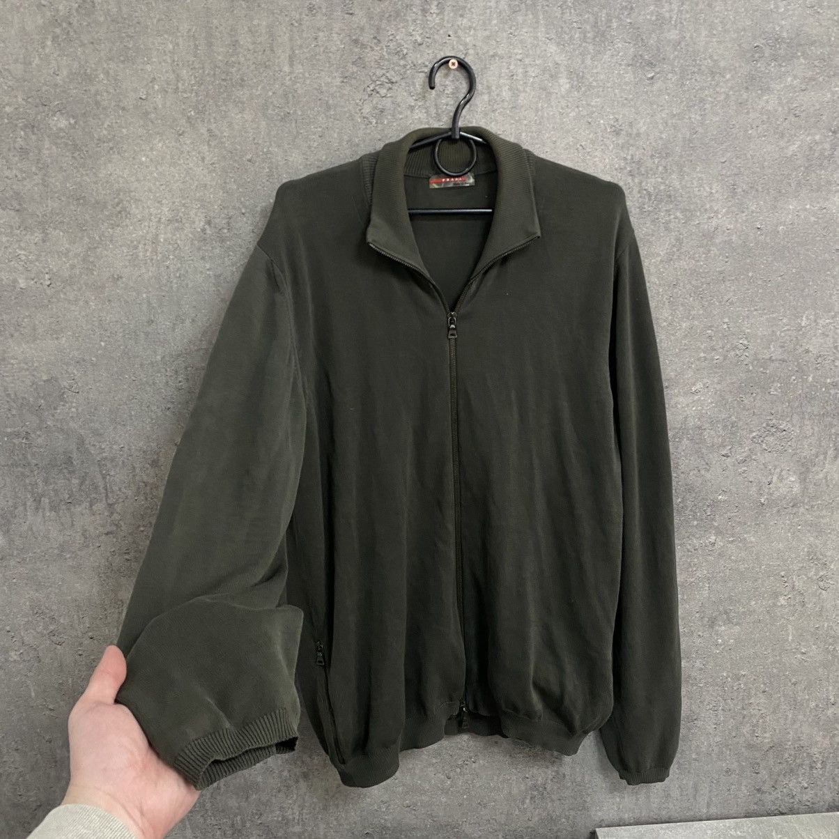 Prada Vintage Prada Full Zip Hoodie Size US L / EU 52-54 / 3 - 2 Thumbnail