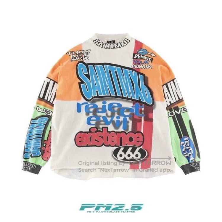 Saint Michael Saint Michael Motorcycle retro long sleeves Size US M / EU 48-50 / 2 - 1 Thumbnail