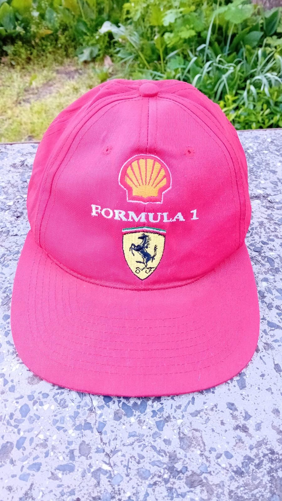 Ferrari × Formula 1 × Vintage Ferrari Shell Formula 1 Vintage Snapback Hat Cap Red 90s Size ONE SIZE - 1 Thumbnail