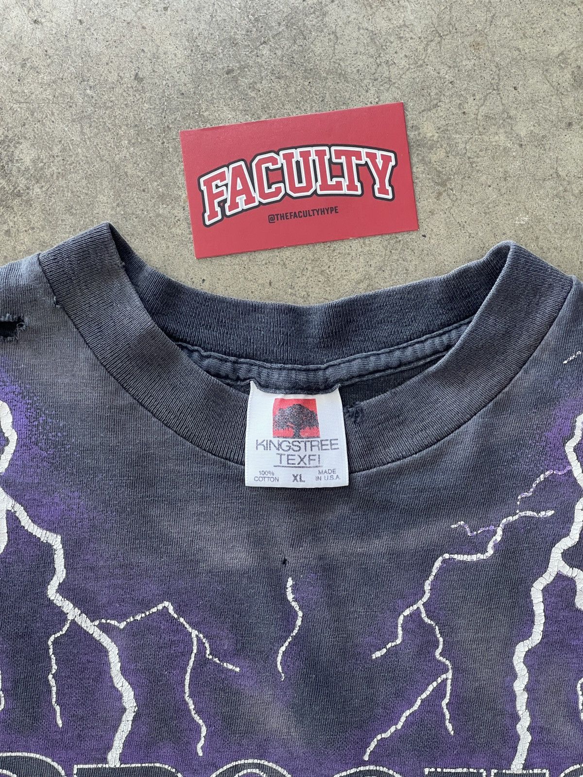 Band Tees Vintage 90s Brooks & Dunn AOP Lightning Thrashed Tee XL Size US XL / EU 56 / 4 - 3 Thumbnail
