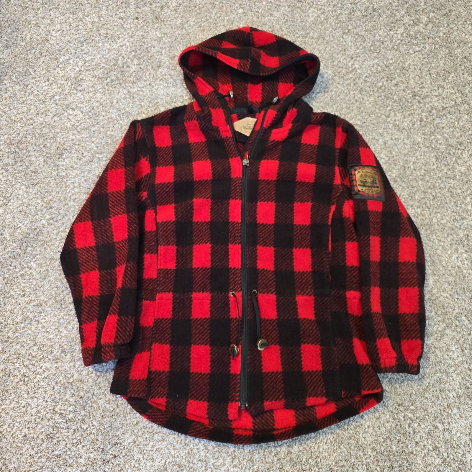 Woolrich Woolen Mills Woolrich Jacket Hooded Red Hunting Buffalo Plaid USA Small Size US S / EU 44-46 / 1 - 1 Thumbnail
