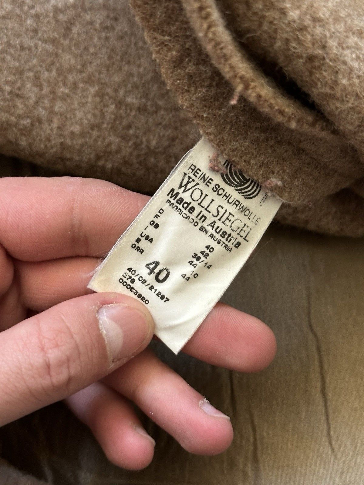 GIESSWEIN Vintage Giesswein Austria Coat Jacket Womens Beige Lana Wool Size S / US 4 / IT 40 - 7 Thumbnail