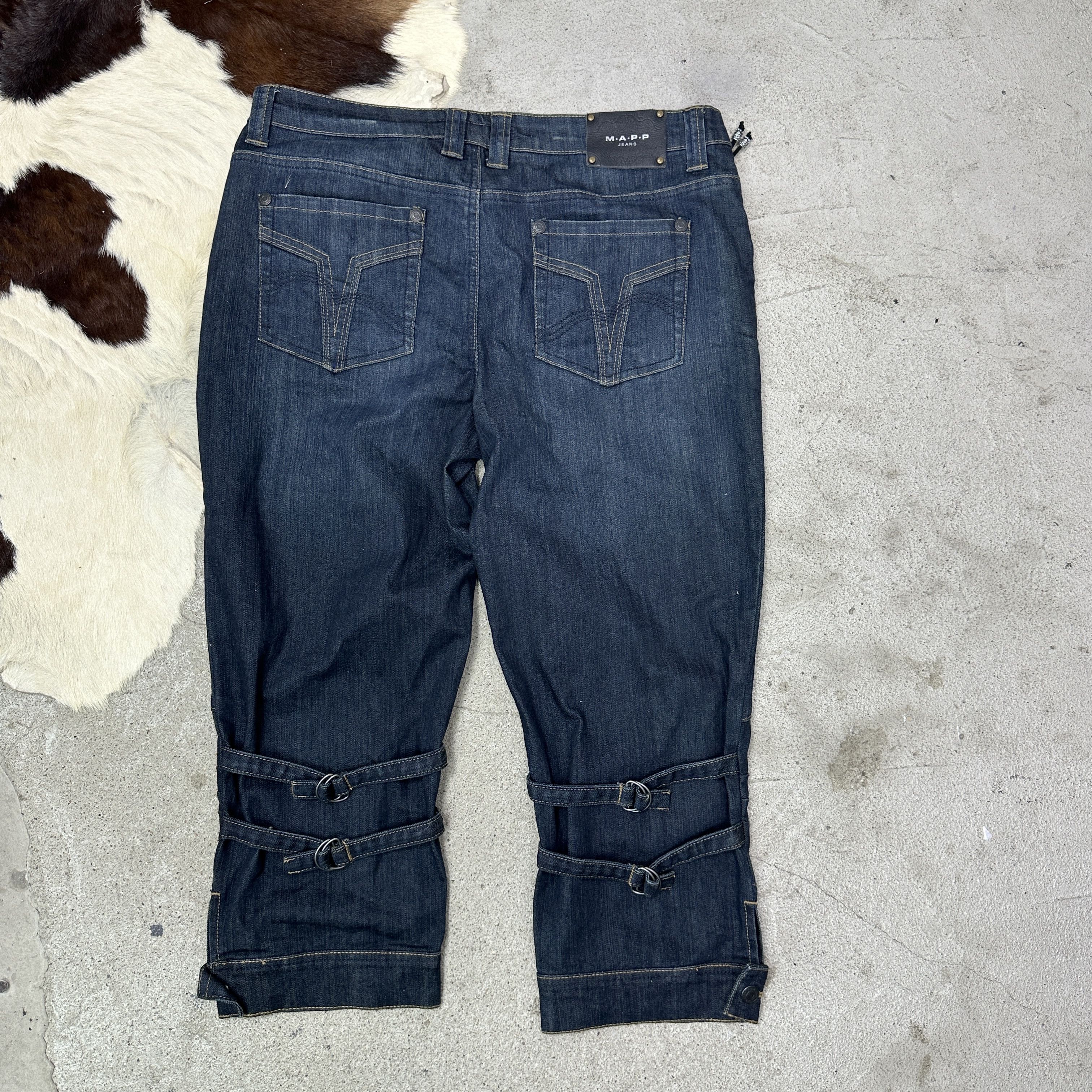 Vintage Vintage Denim Preppy Old Money 3/4 Bondage Jeans Pants Size 27" / US 4 / IT 40 - 4 Thumbnail