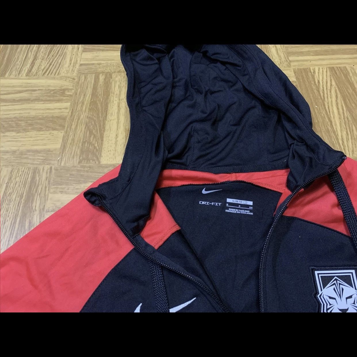 Nike Nike Korea Dri Fit Hoodie Football Size S Red Black Size US S / EU 44-46 / 1 - 6 Thumbnail