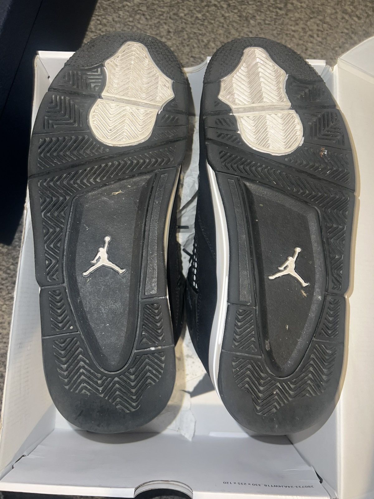 Nike Jordan 4 white thunder Size US 8.5 / EU 41-42 - 4 Thumbnail