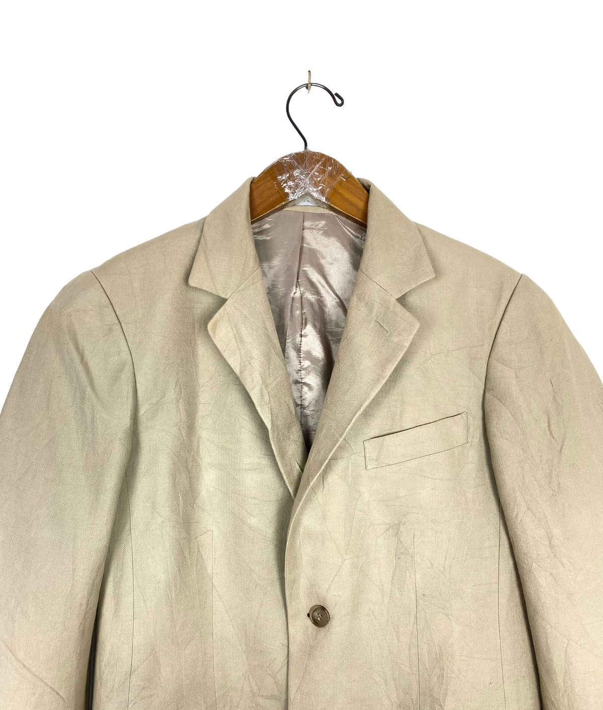 agnes b. Rare ‼️ Vintage Agnes B Homme Cotton Blazer Made in France Size US S / EU 44-46 / 1 - 3 Thumbnail