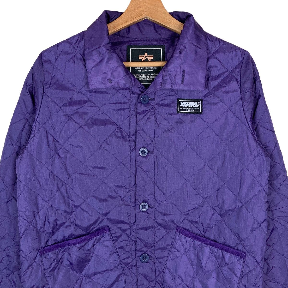 Alpha Industries Vintage Alpha Industries Collab with XGirl Flat Button Size US S / EU 44-46 / 1 - 2 Thumbnail
