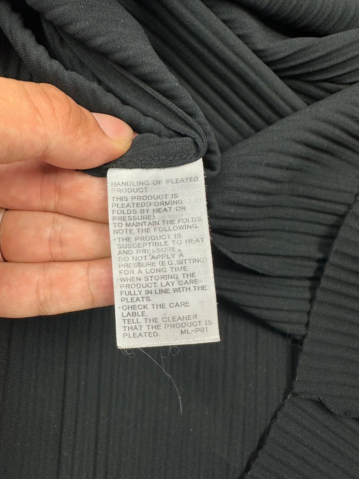 Issey Miyake Issey Miyake Me Pleats Black Strings Dress Size L / US 10 / IT 46 - 9 Thumbnail