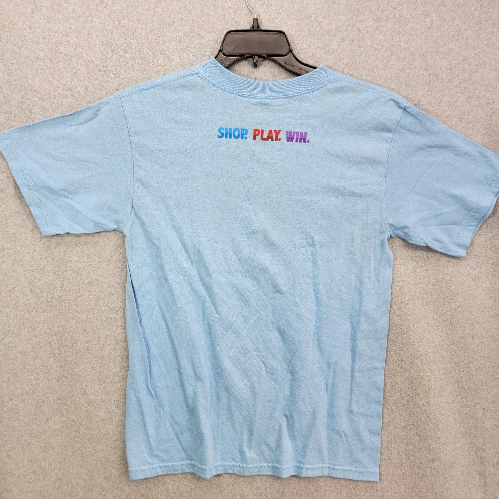 Anvil Monopoly Shirt Size medium Crew Short Sleeve T-shirt Blue 2009 distressed y2k Size US M / EU 48-50 / 2 - 7 Thumbnail