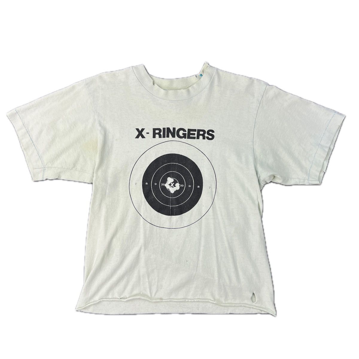 Vintage Rare 1980s FOTL vintage gun X RINGERS Bullseye Graphic Tee 🔫 Size US S / EU 44-46 / 1 - 1 Thumbnail