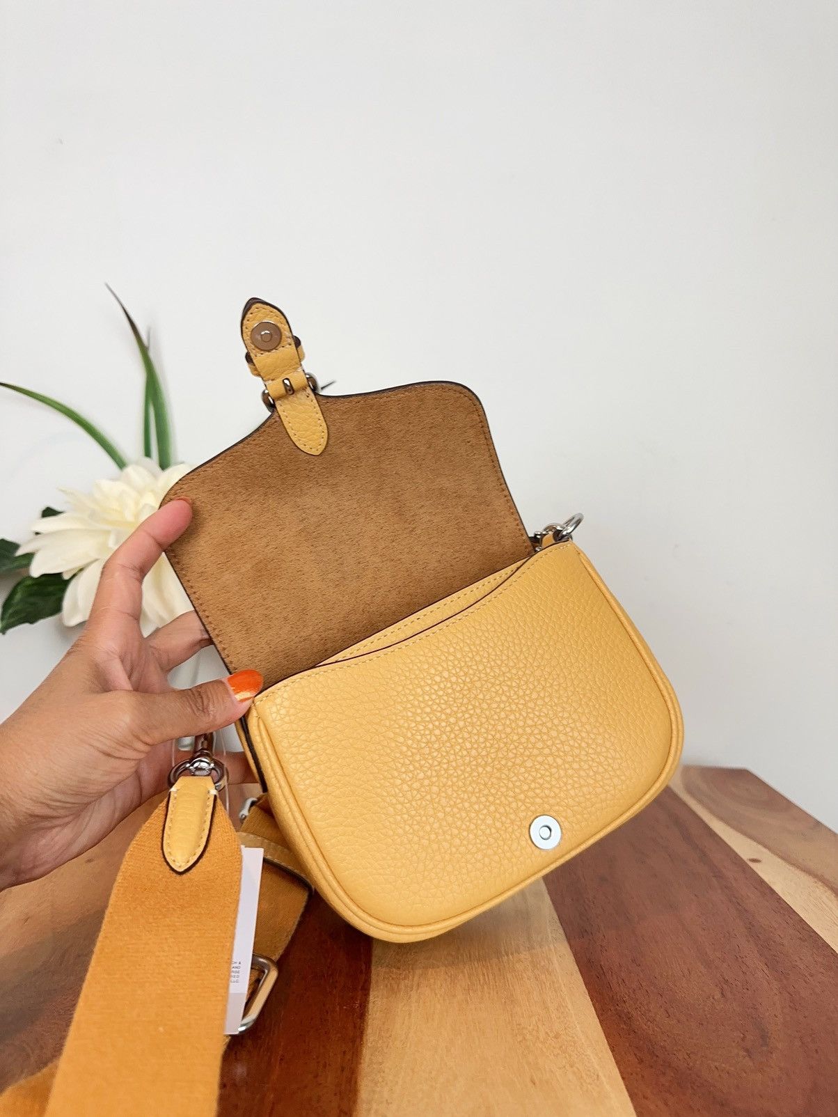Coach NWT Coach Amelia Small Saddle Bag Size ONE SIZE - 5 Thumbnail