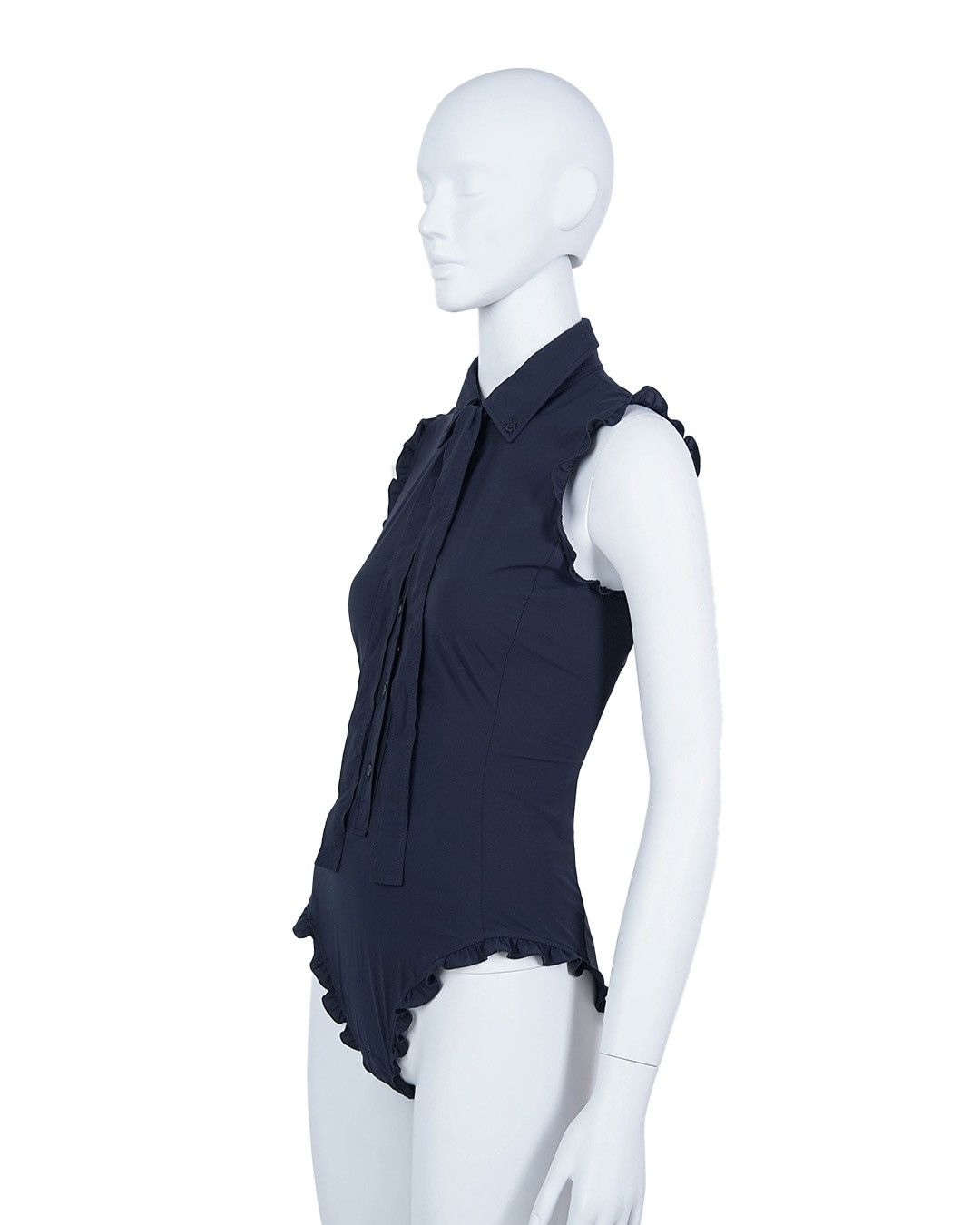 Miu Miu Miu Miu S/S2000 Ruffle Bodysuit Size M / US 6-8 / IT 42-44 - 5 Thumbnail