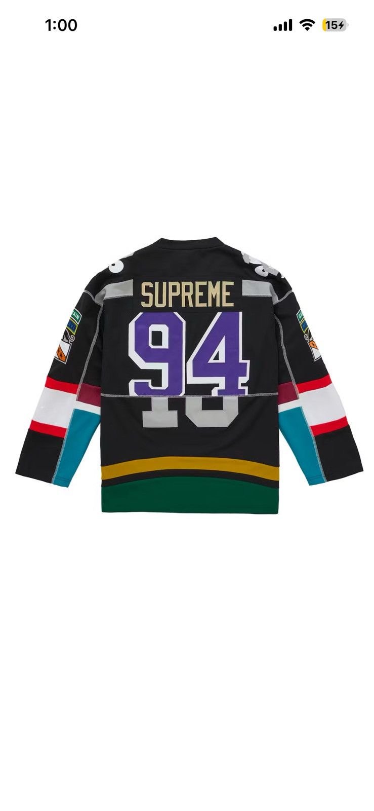 Supreme Supreme Paneled Hockey Jersey Size US M / EU 48-50 / 2 - 10 Thumbnail