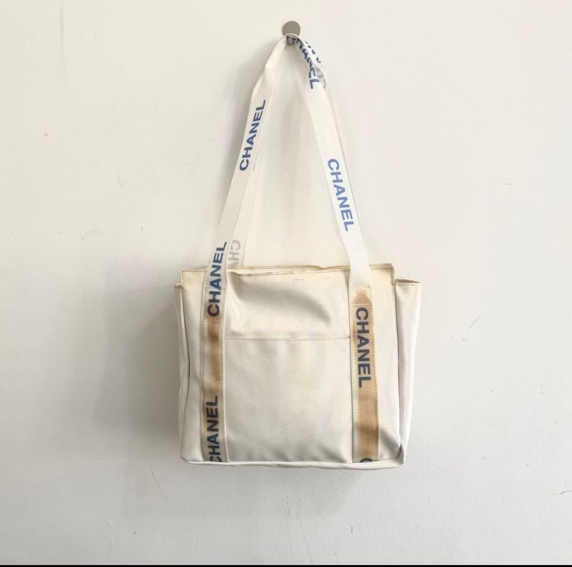 image of Chanel Shoulder White Bag, Women's