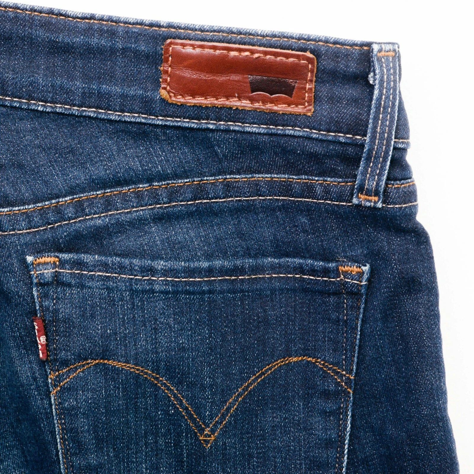 Levi's STRAUSS Demi Curve Modern Rise Women W25 L34 Skinny Trousers Size 25" / US 0 / IT 36 - 3 Thumbnail