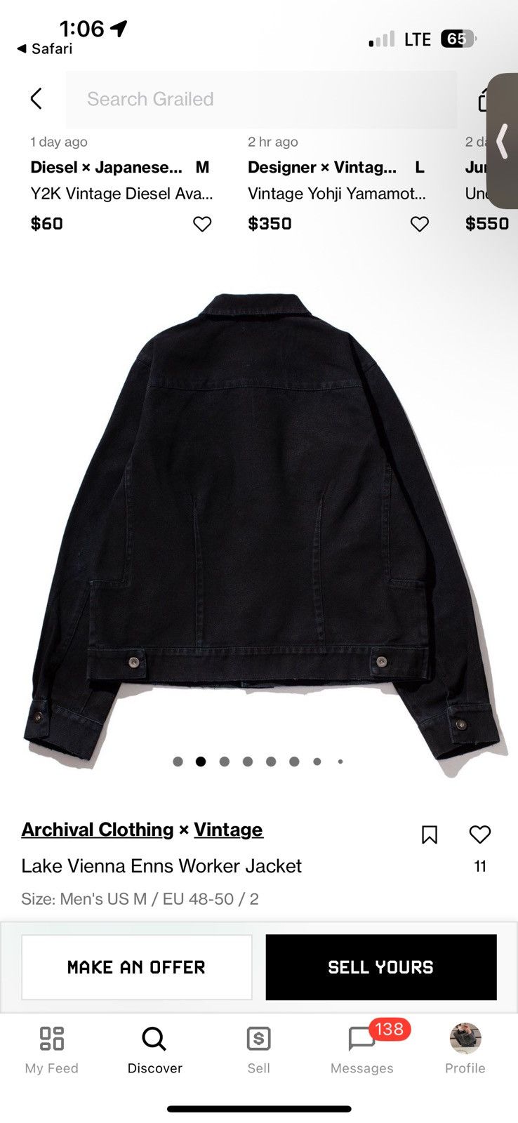Other Lake Vienna Enns Worker Jacket Size US M / EU 48-50 / 2 - 2 Thumbnail