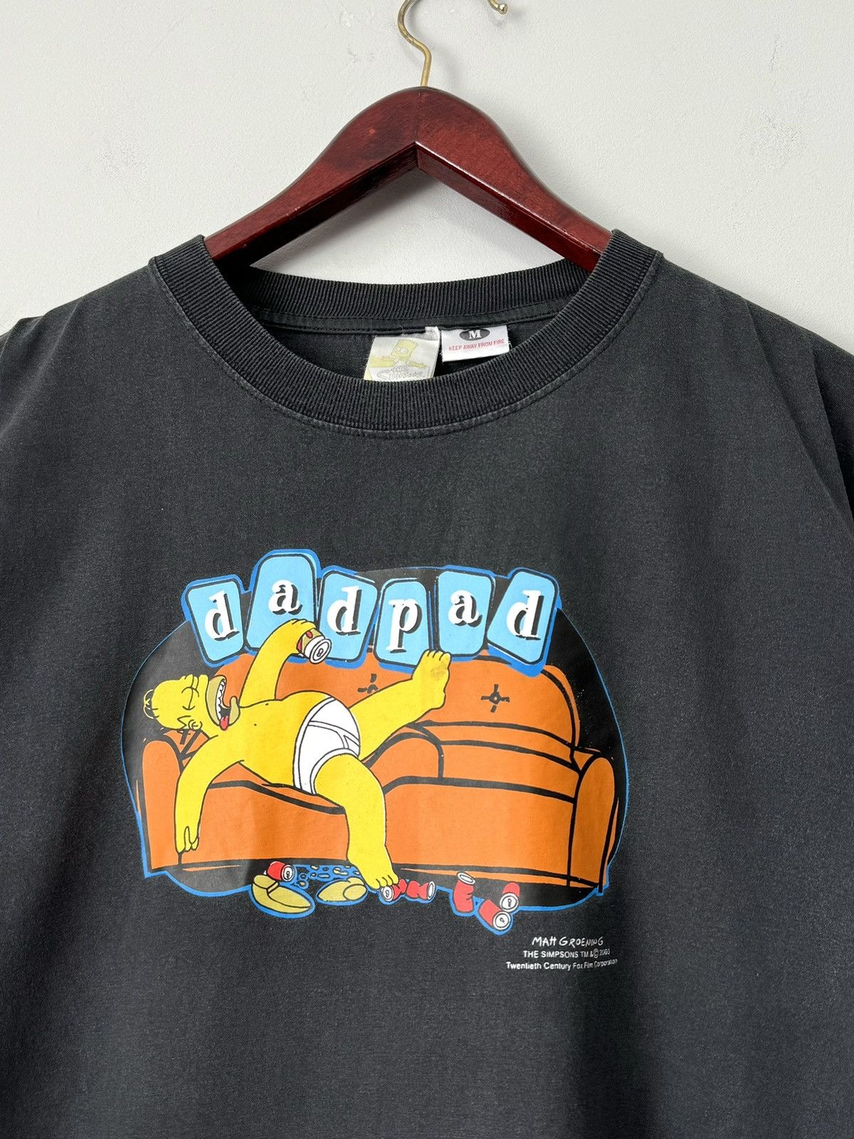 The Simpsons Vintage Homer Simpson Dadpad 2003 T-shirt Size US M / EU 48-50 / 2 - 2 Thumbnail
