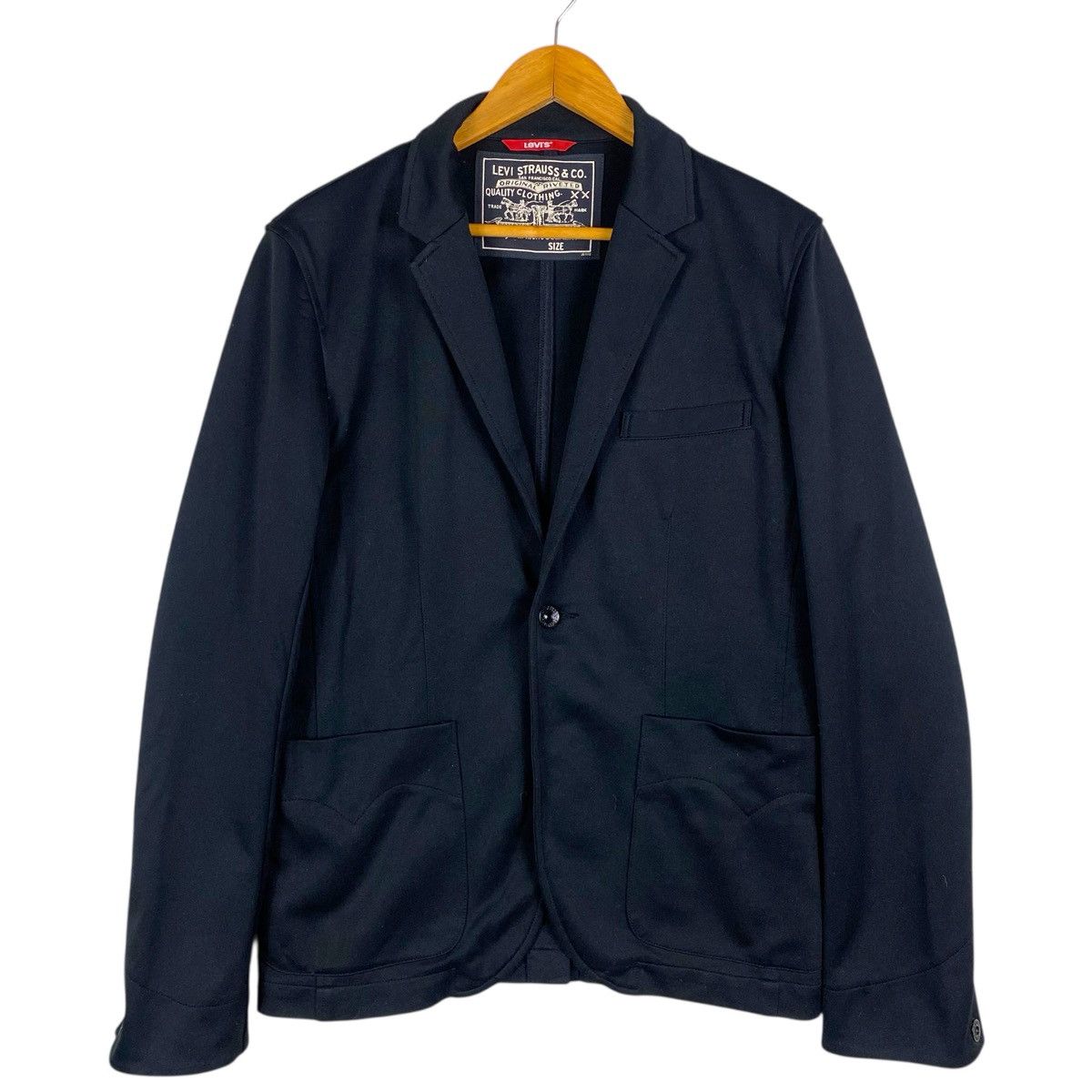 Levi's 💥 LEVI STRAUSS CLASSIC SUPER BLACK JACKET Size M / US 6-8 / IT 42-44 - 1 Thumbnail