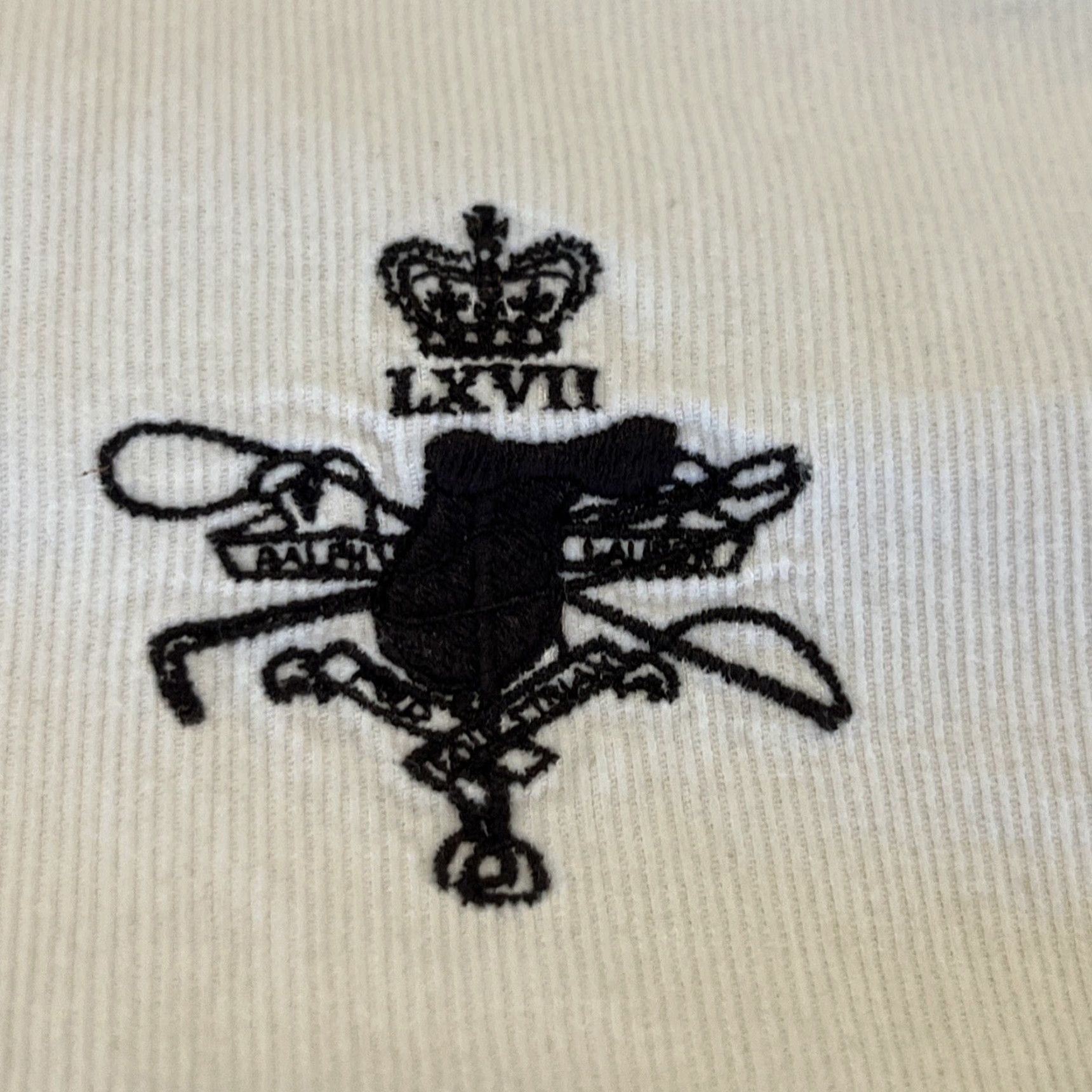Polo Ralph Lauren VINTAGE Polo Ralph Lauren Shirt Men’s L Ivory Corduroy Equestrian Lowell Classic Fit Size US L / EU 52-54 / 3 - 3 Thumbnail