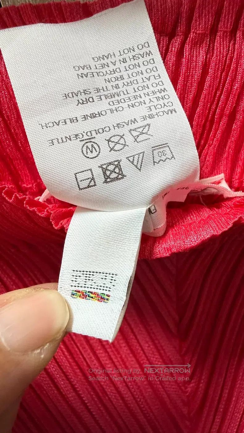 Issey Miyake Issey Miyake size:3 Irregular Pants Red Size 31" - 9 Thumbnail
