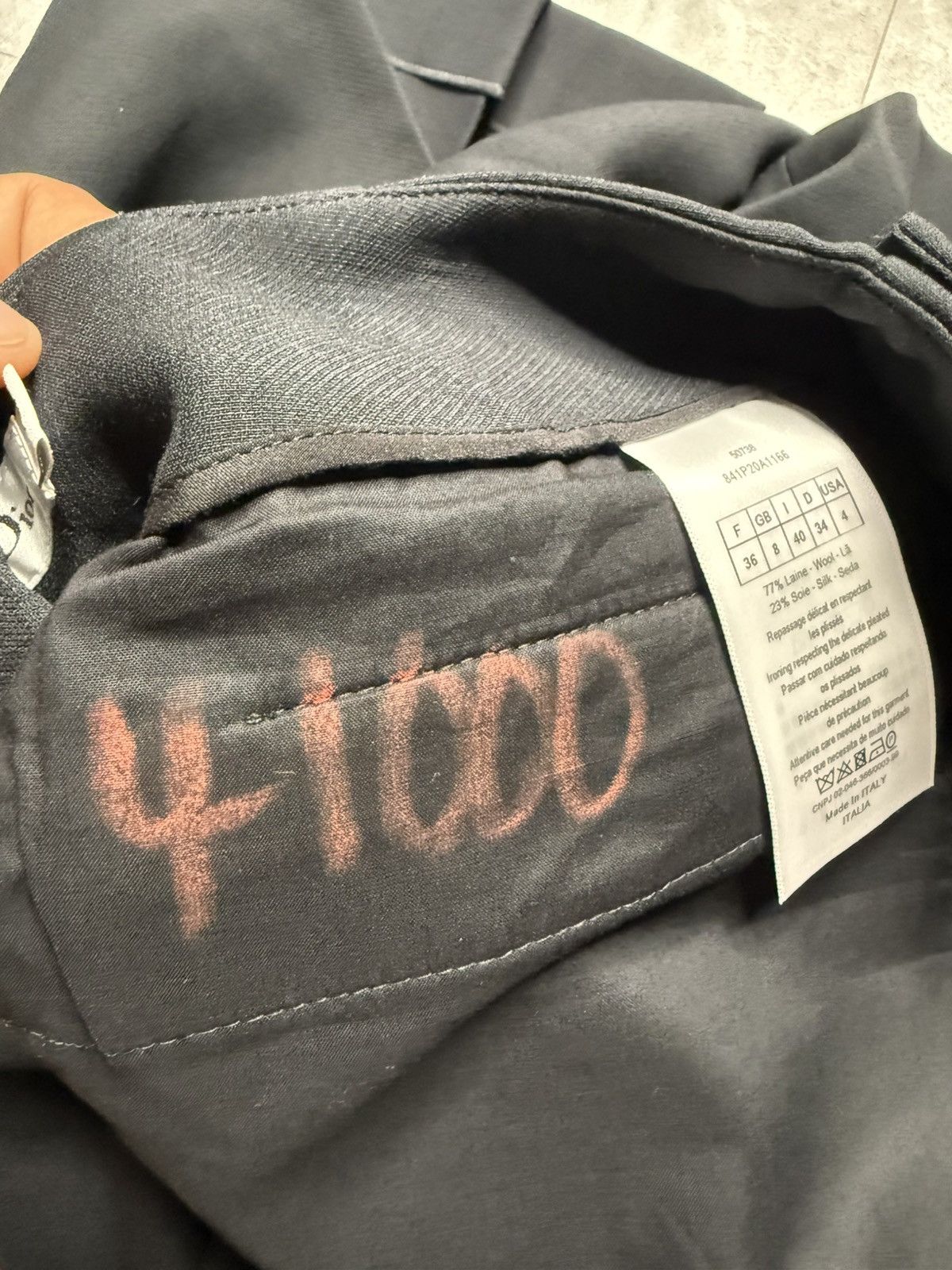 Dior Christian Dior A/W 18 Pleated High-waisted Cullotes Woolsilk Size 27" / US 4 / IT 40 - 10 Thumbnail