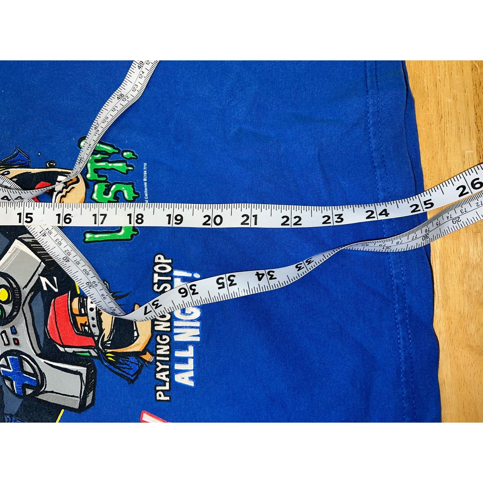 Vintage Youth Video Game Shirt Game Face Gaming Blue Tee Kids Xl Size S / US 4 / IT 40 - 9 Thumbnail