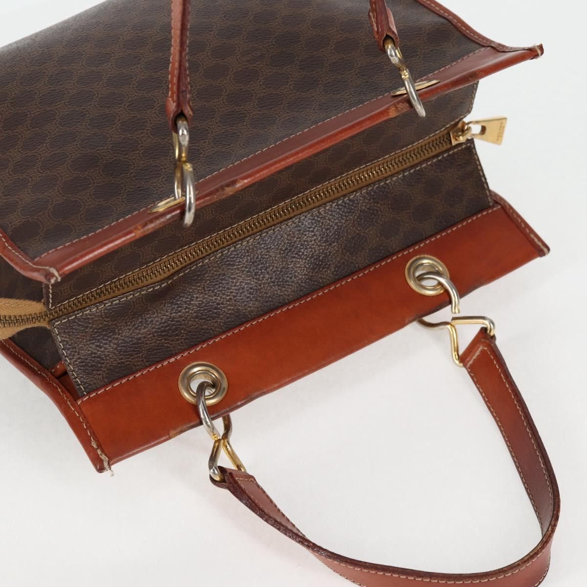 Celine CELINE Macadam Canvas Shoulder Bag Pvc Brown Size ONE SIZE - 6 Thumbnail