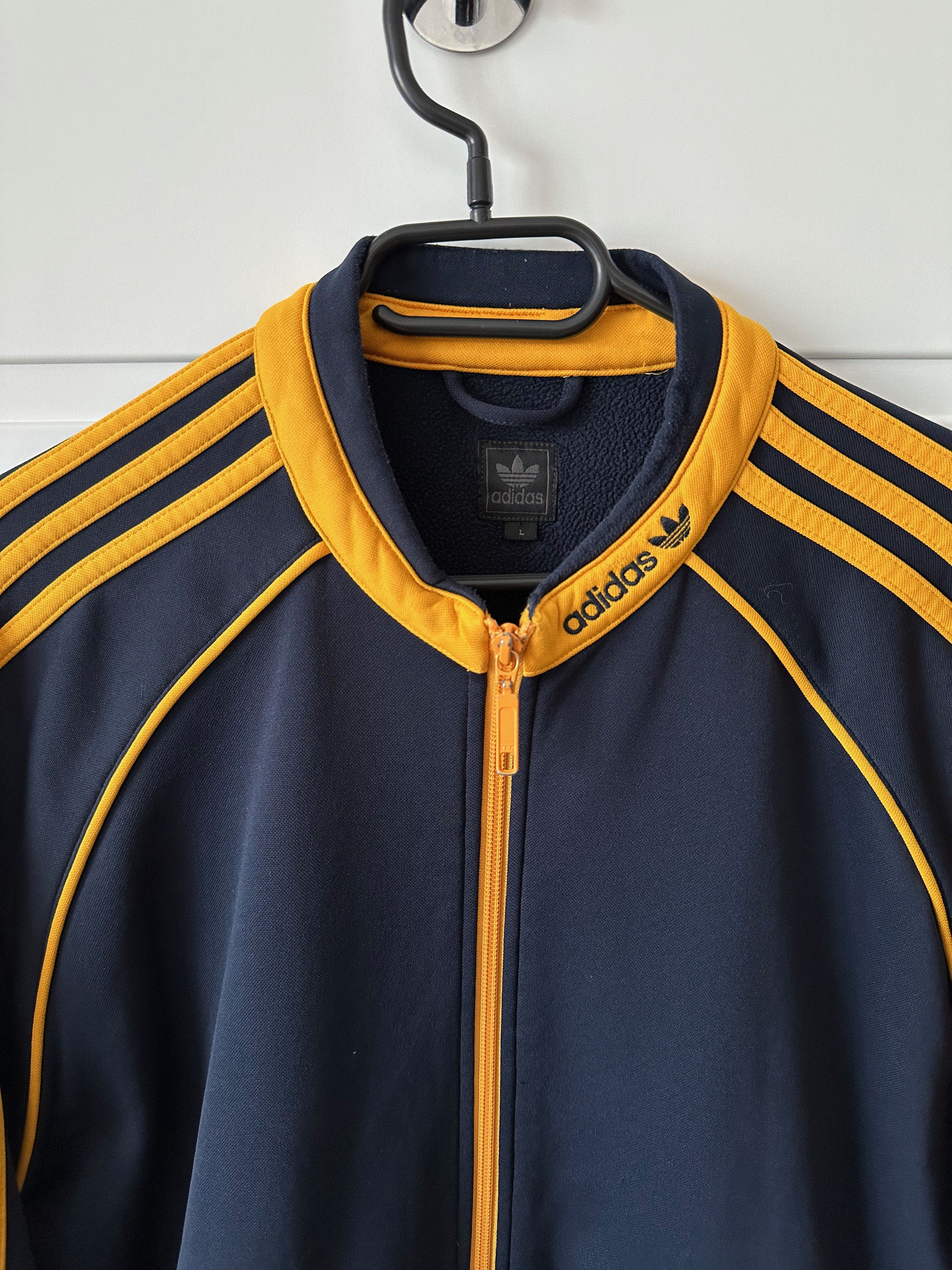 Adidas 00's Addias Seefeld Track top fleece lined light jacket Size US L / EU 52-54 / 3 - 3 Thumbnail