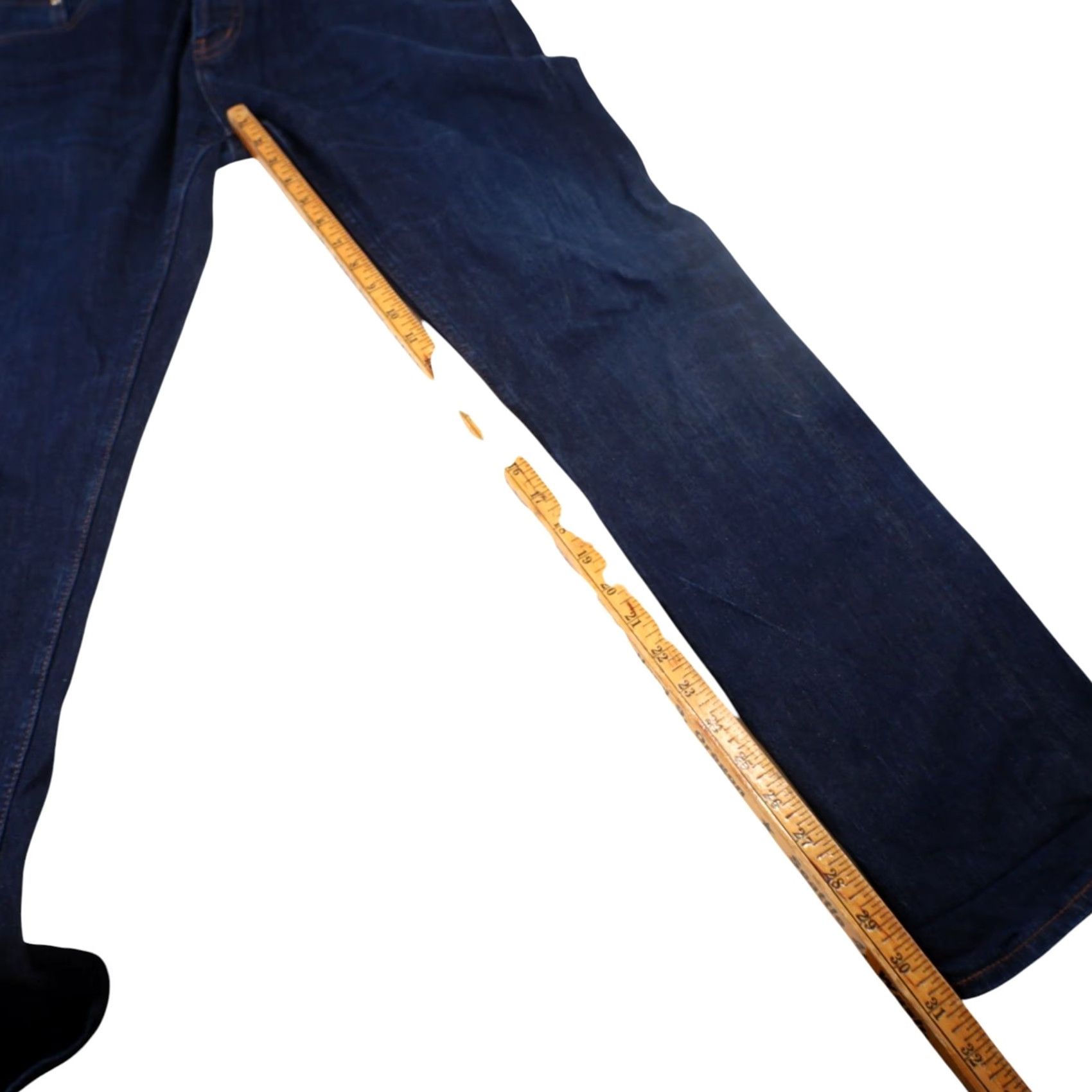 The Unbranded Brand VINTAGE The Unbranded Brand Mens Denim Jeans Blue 34x31 Selvedge Straight Regular Inseam 31 Mens Blue Jeans Size US 34 / EU 50 - 7 Thumbnail