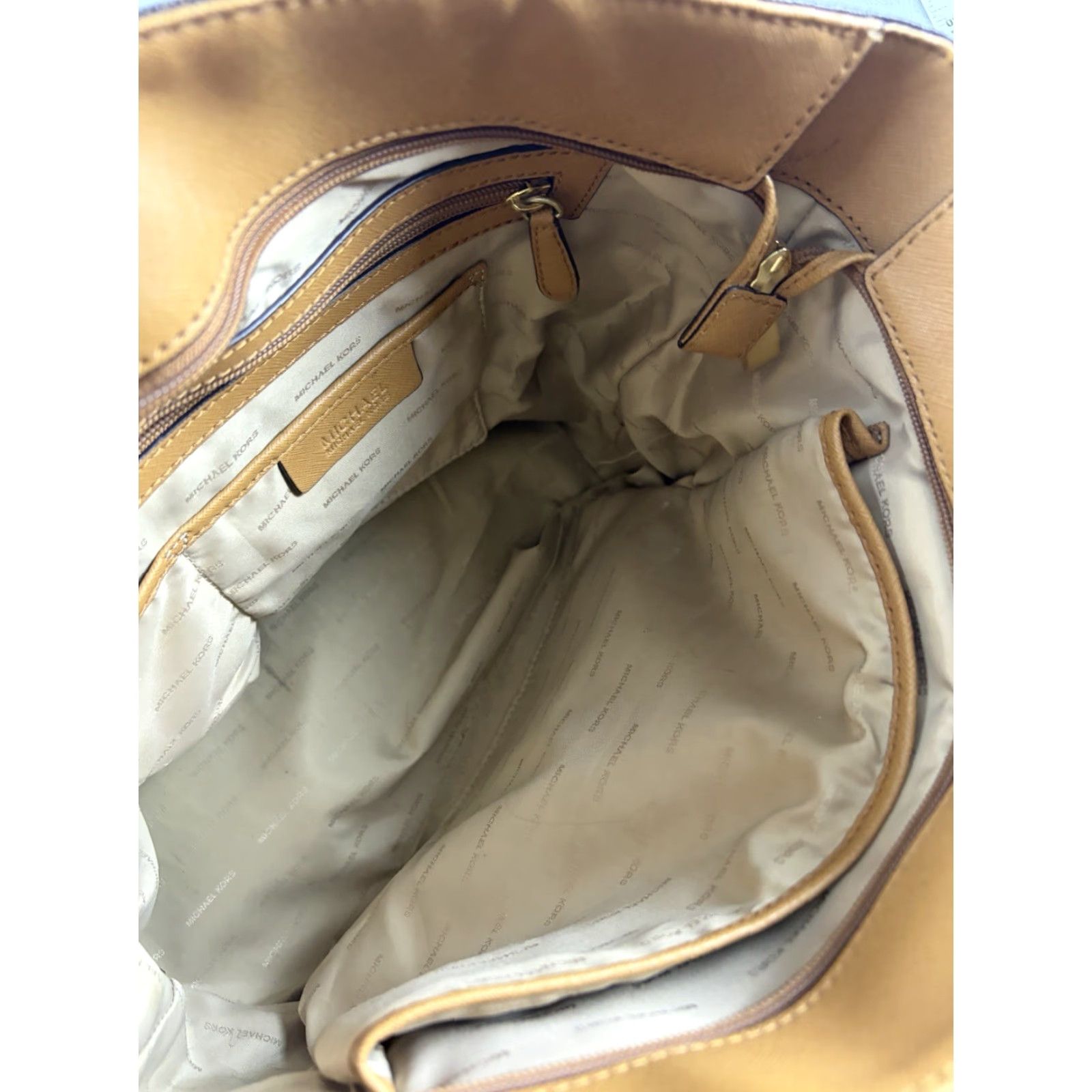 Michael Kors Michael Kors Tote Bag Brown Monogram Coated Canvas Logo Signature Large Size L / US 10 / IT 46 - 7 Thumbnail