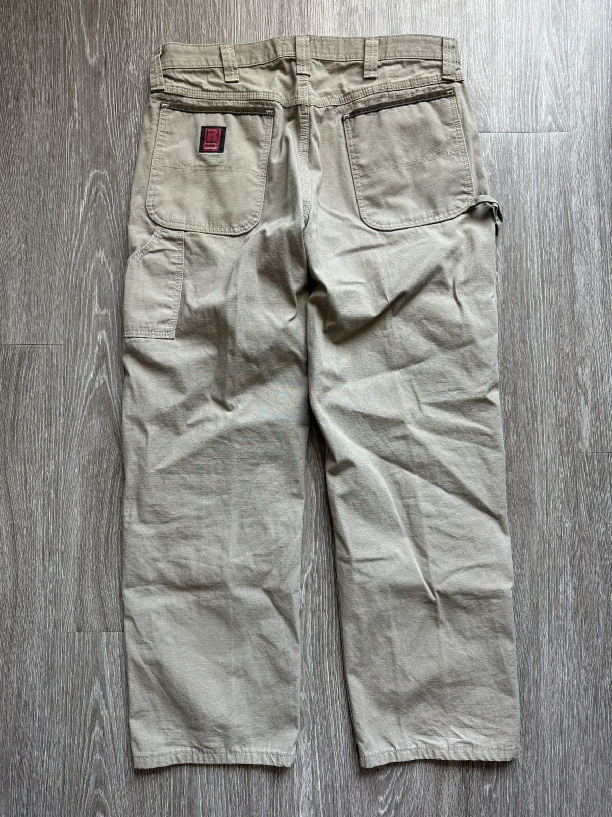 Vintage × Wrangler Wrangler Riggs Carpenter Pants Ripstop Size US 36 / EU 52 - 1 Thumbnail