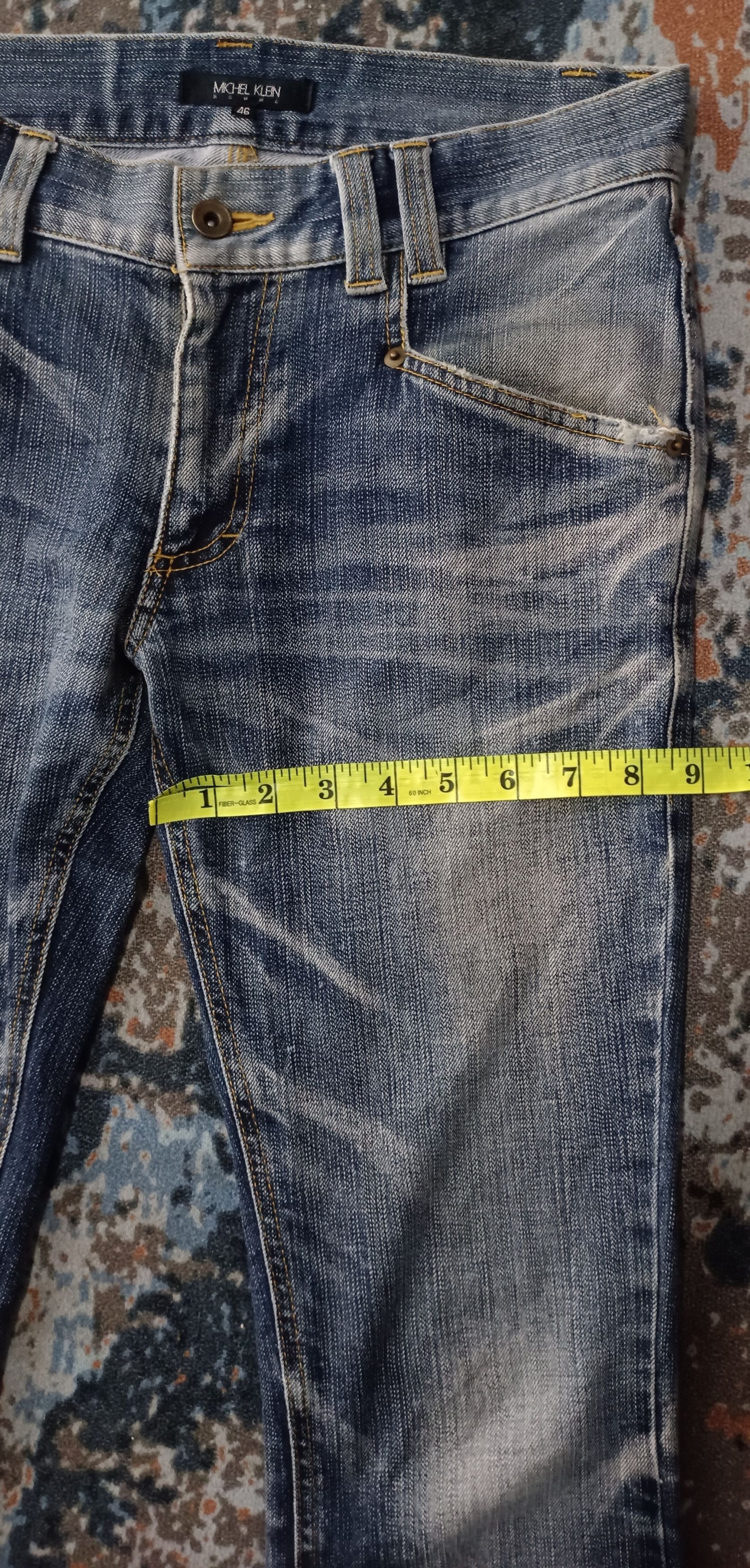 If Six Was Nine × Le Grande Bleu (L.G.B.) × Michel Klein MICHEAL KLEIN HOMME FLARE JEANS Size US 31 - 17 Thumbnail